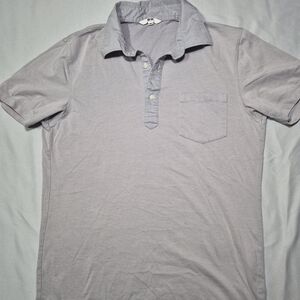 Uniqlo Men's Gray Polo Shirt Size S